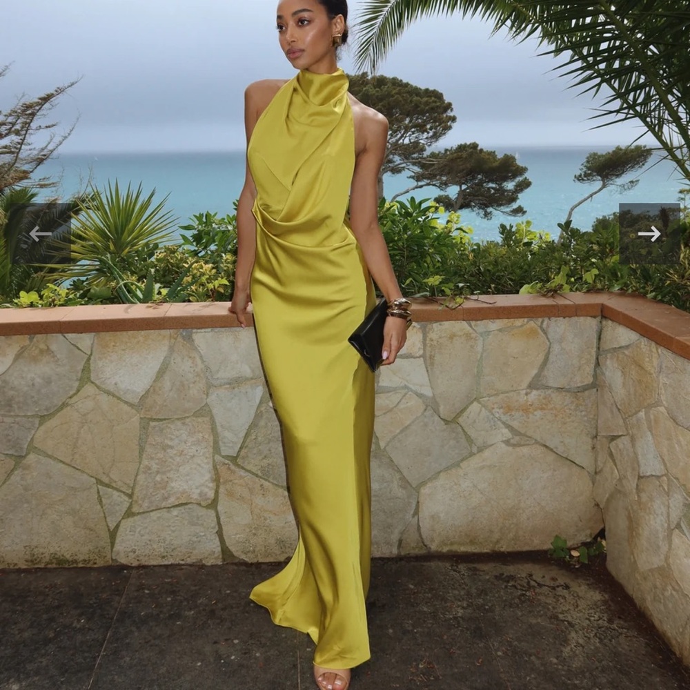 Chartreuse KAOA Dress
